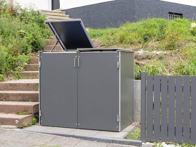 Mülltonnenboxen HPL und Schiefer, HolzLand Hundshammer Deggendorf